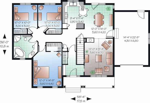 main floor house blueprint