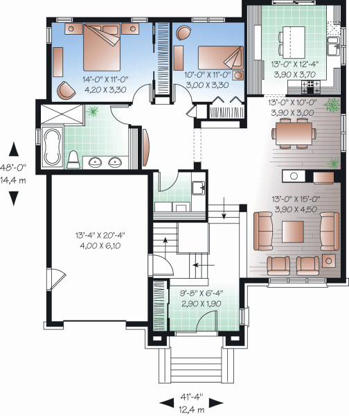 main floor house blueprint