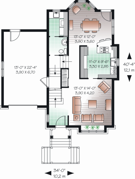 main floor house blueprint