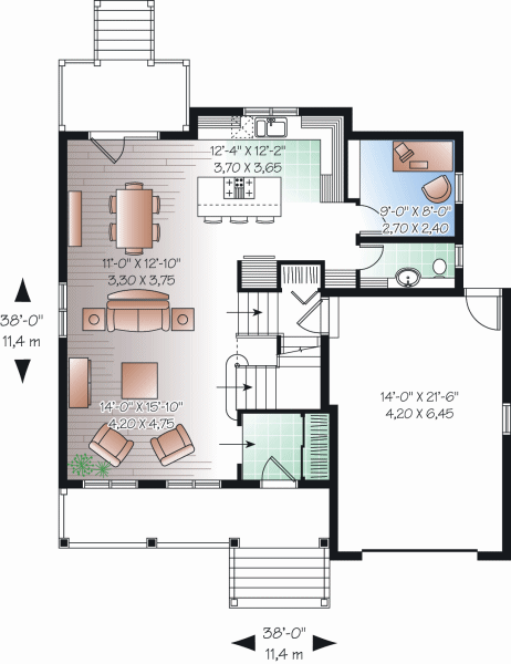 main floor house blueprint