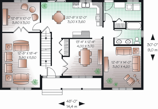 main floor house blueprint