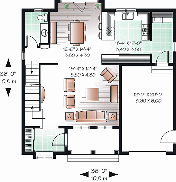 main floor house blueprint