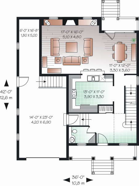 main floor house blueprint