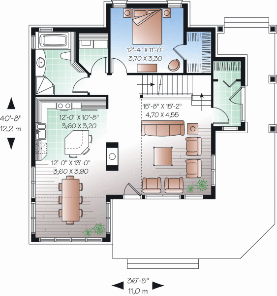 main floor house blueprint