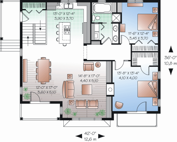 main floor house blueprint