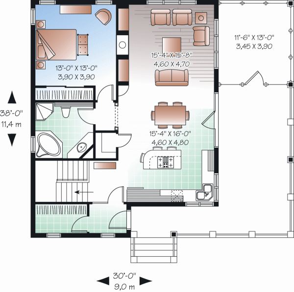 main floor house blueprint