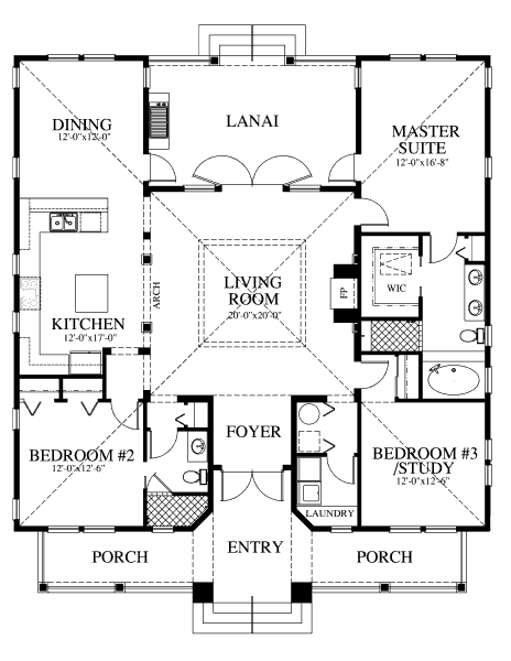 main floor house blueprint