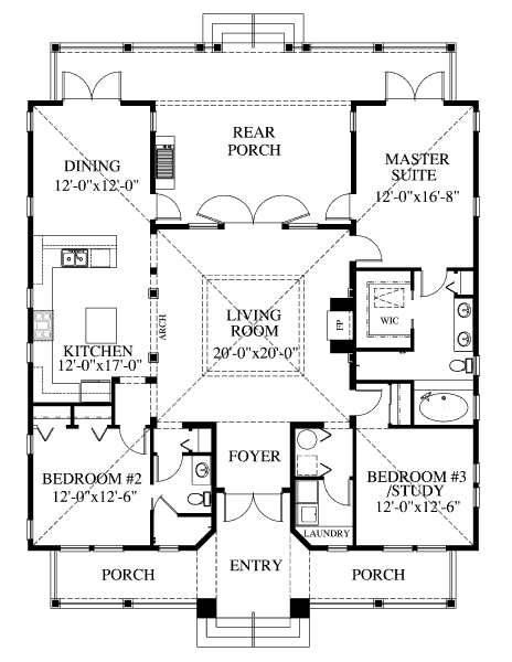 main floor house blueprint