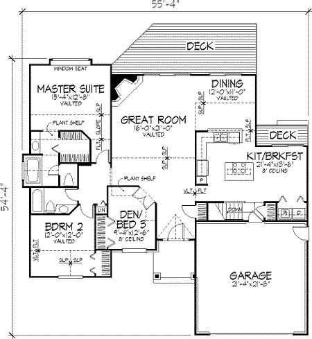 main floor house blueprint