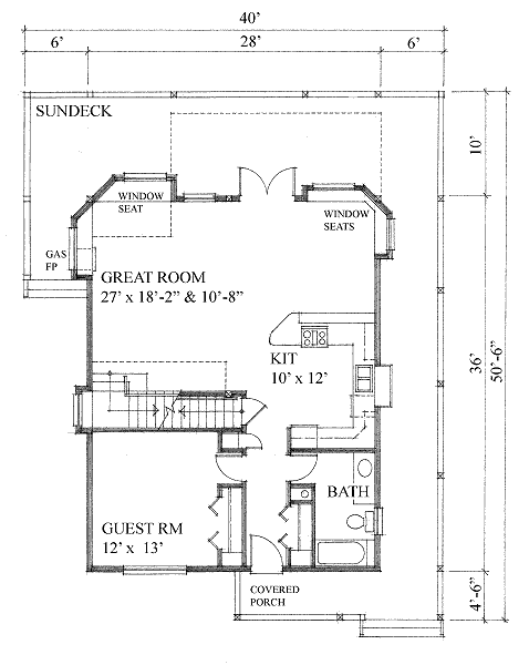 main floor house blueprint