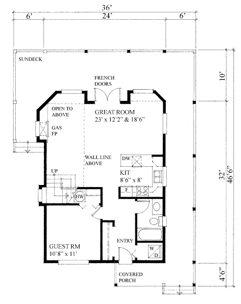 main floor house blueprint