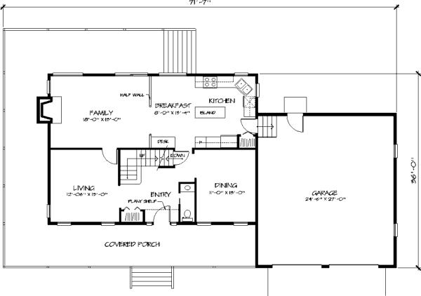 main floor house blueprint