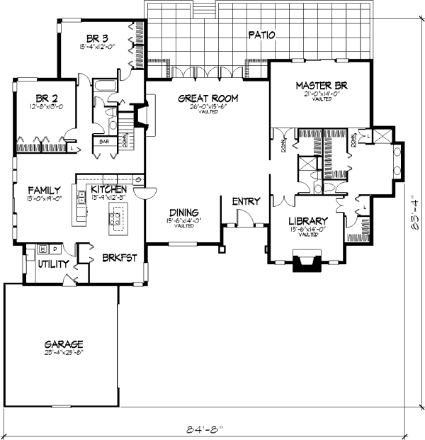 main floor house blueprint