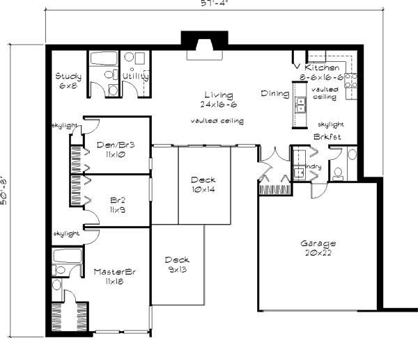 main floor house blueprint
