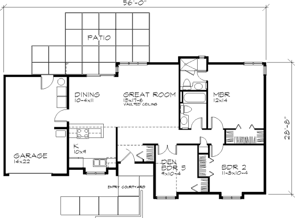 main floor house blueprint