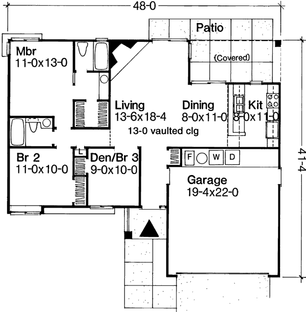 main floor house blueprint