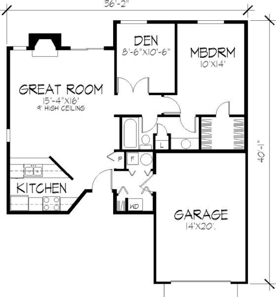 main floor house blueprint