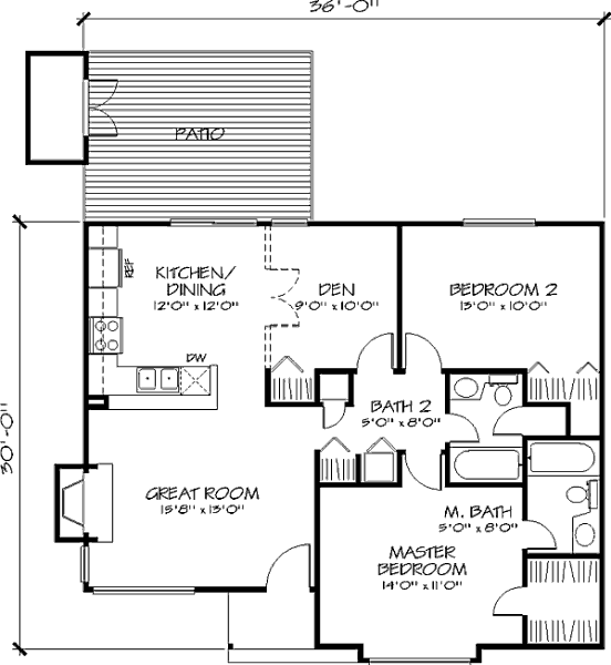 main floor house blueprint
