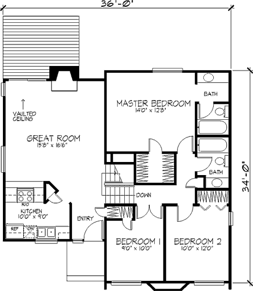main floor house blueprint
