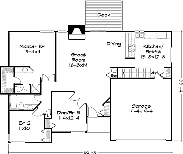 main floor house blueprint