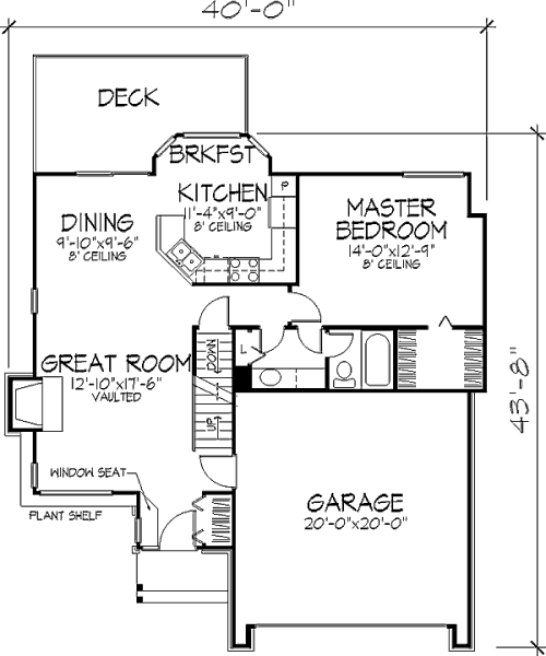 main floor house blueprint