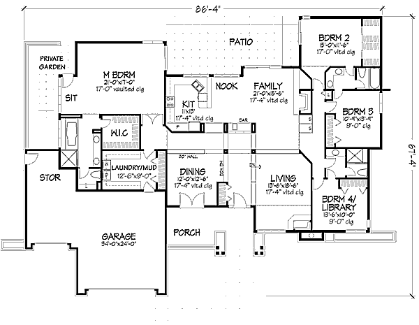 main floor house blueprint