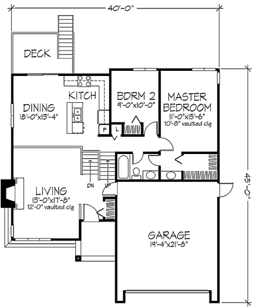 main floor house blueprint