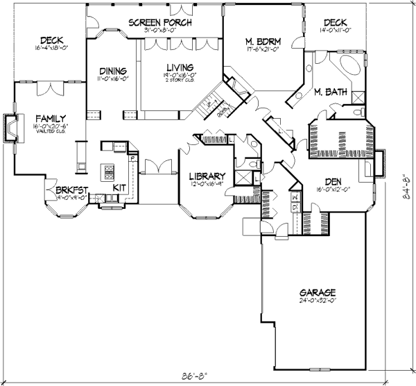 main floor house blueprint