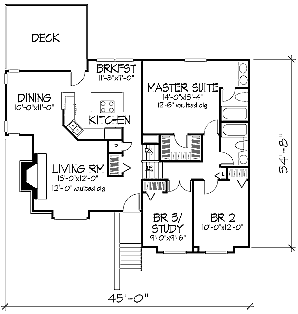 main floor house blueprint