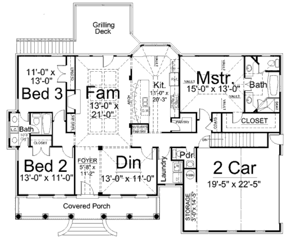 main floor house blueprint