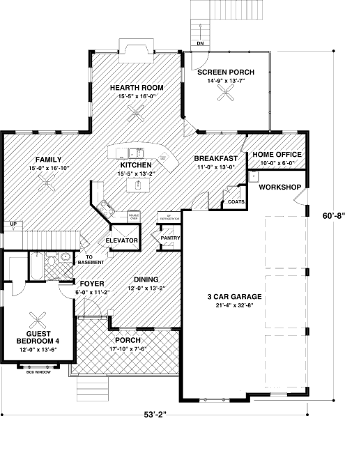 main floor house blueprint
