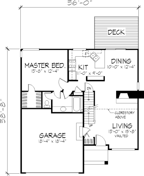 main floor house blueprint