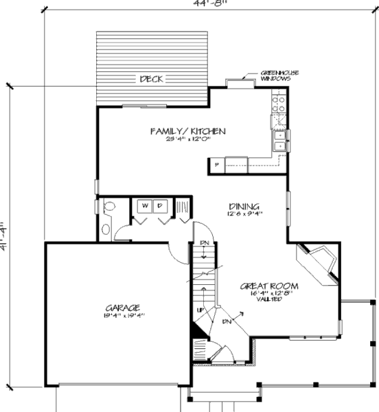 main floor house blueprint