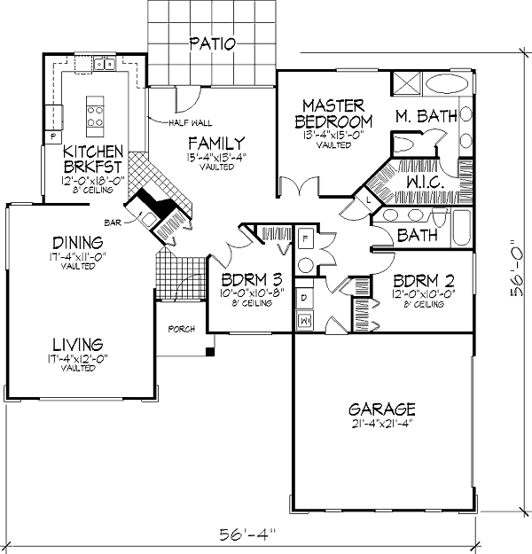 main floor house blueprint