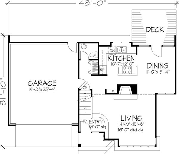 main floor house blueprint