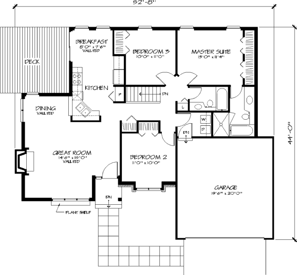 main floor house blueprint