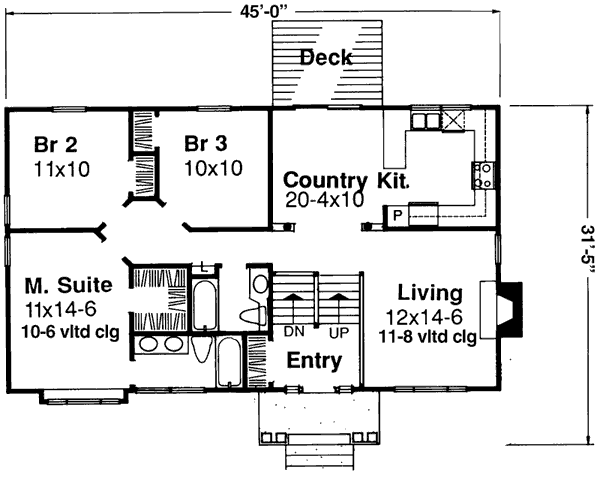 main floor house blueprint