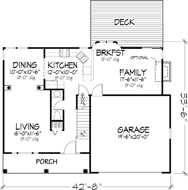 main floor house blueprint