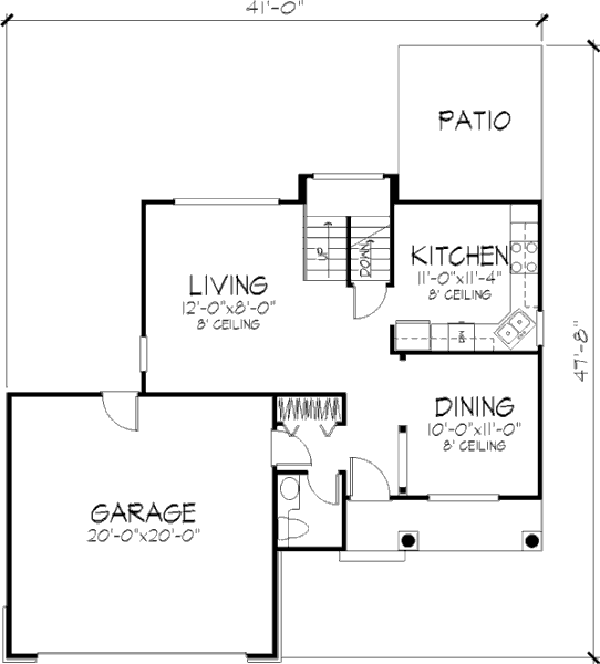 main floor house blueprint