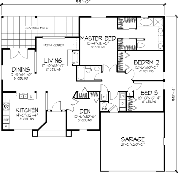 main floor house blueprint