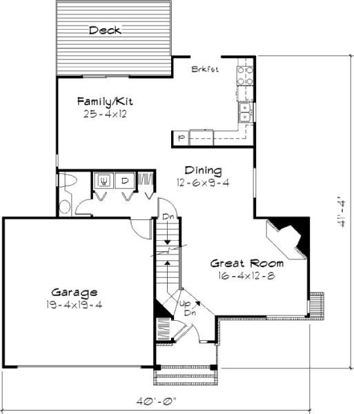 main floor house blueprint