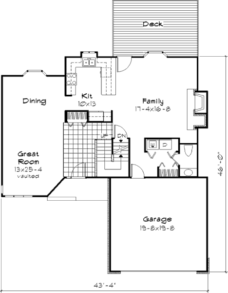 main floor house blueprint