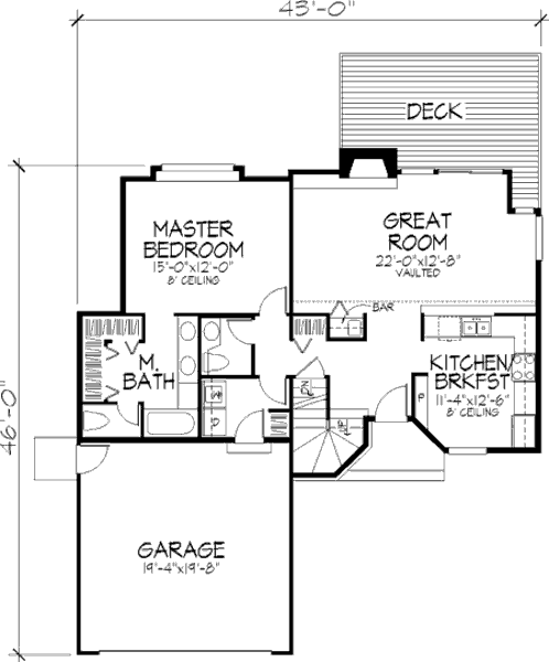 main floor house blueprint