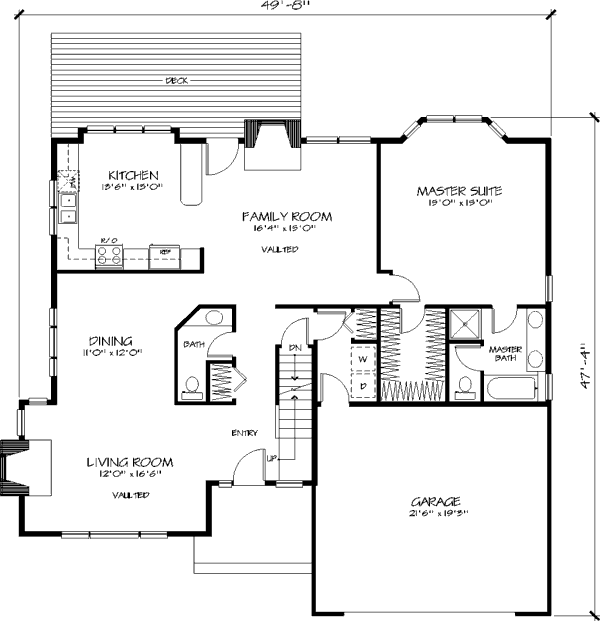 main floor house blueprint