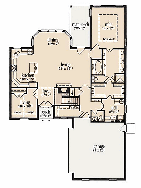 main floor house blueprint