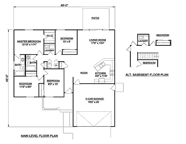 main floor house blueprint