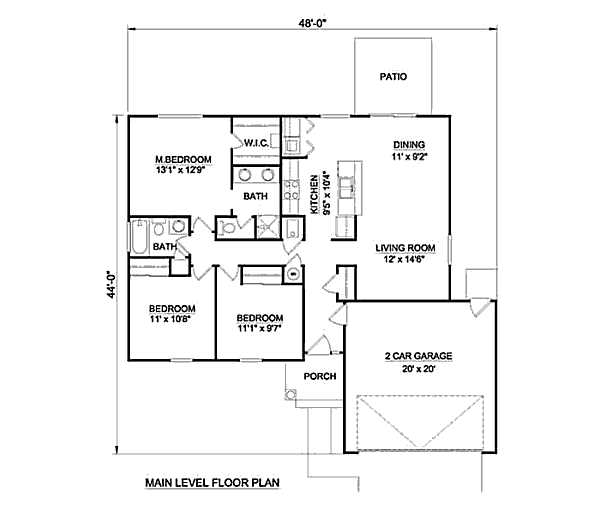 main floor house blueprint