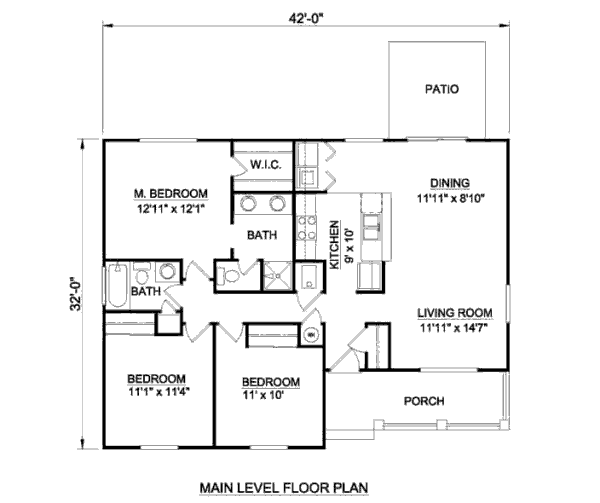 main floor house blueprint