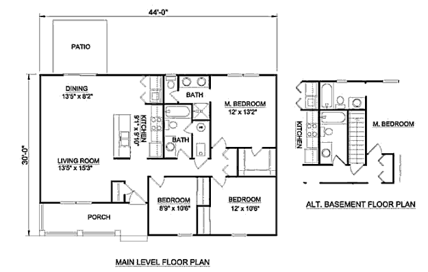 main floor house blueprint