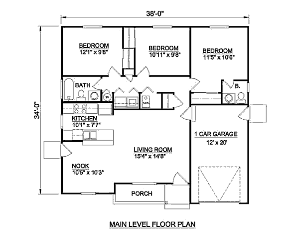 main floor house blueprint